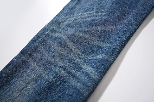Purple Brand Distressed Slim-Tapered Blue Jeans 7