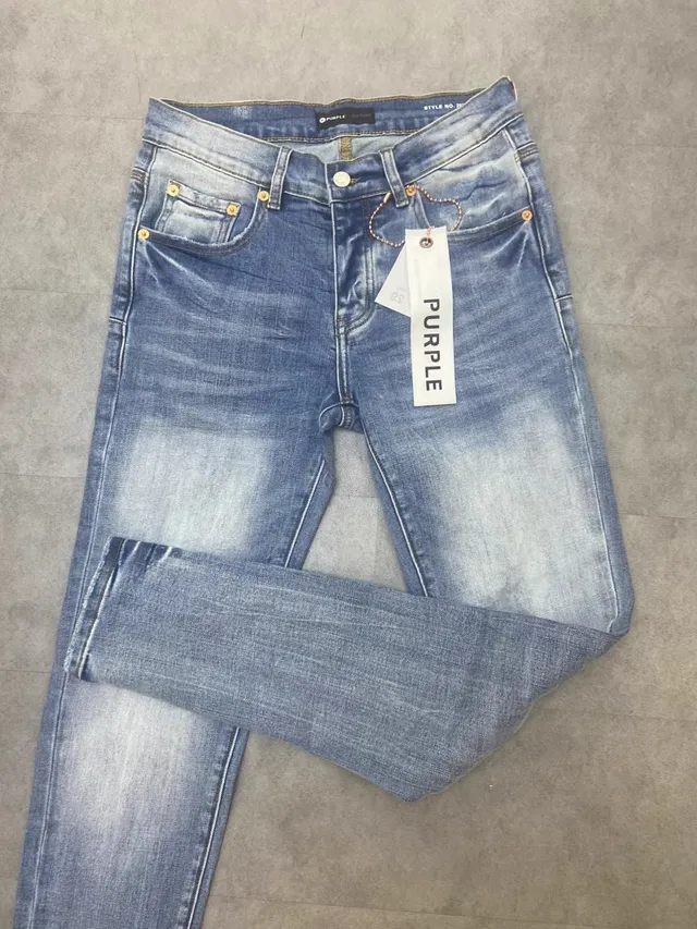 Purple Brand Light-Wash Gradient Fade Slim-Tapered Jeans 7
