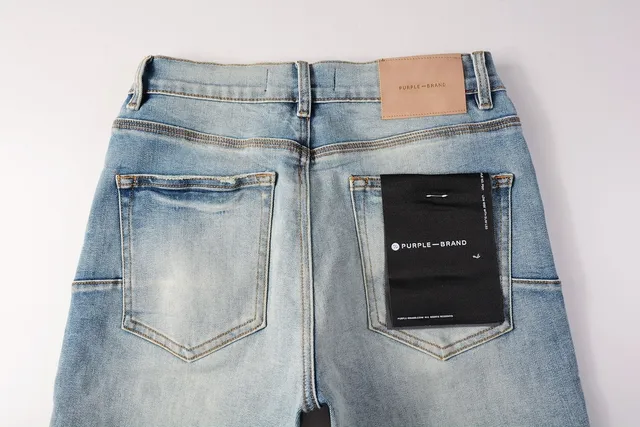 Purple Brand Medium-Wash Distressed Denim Shorts 4