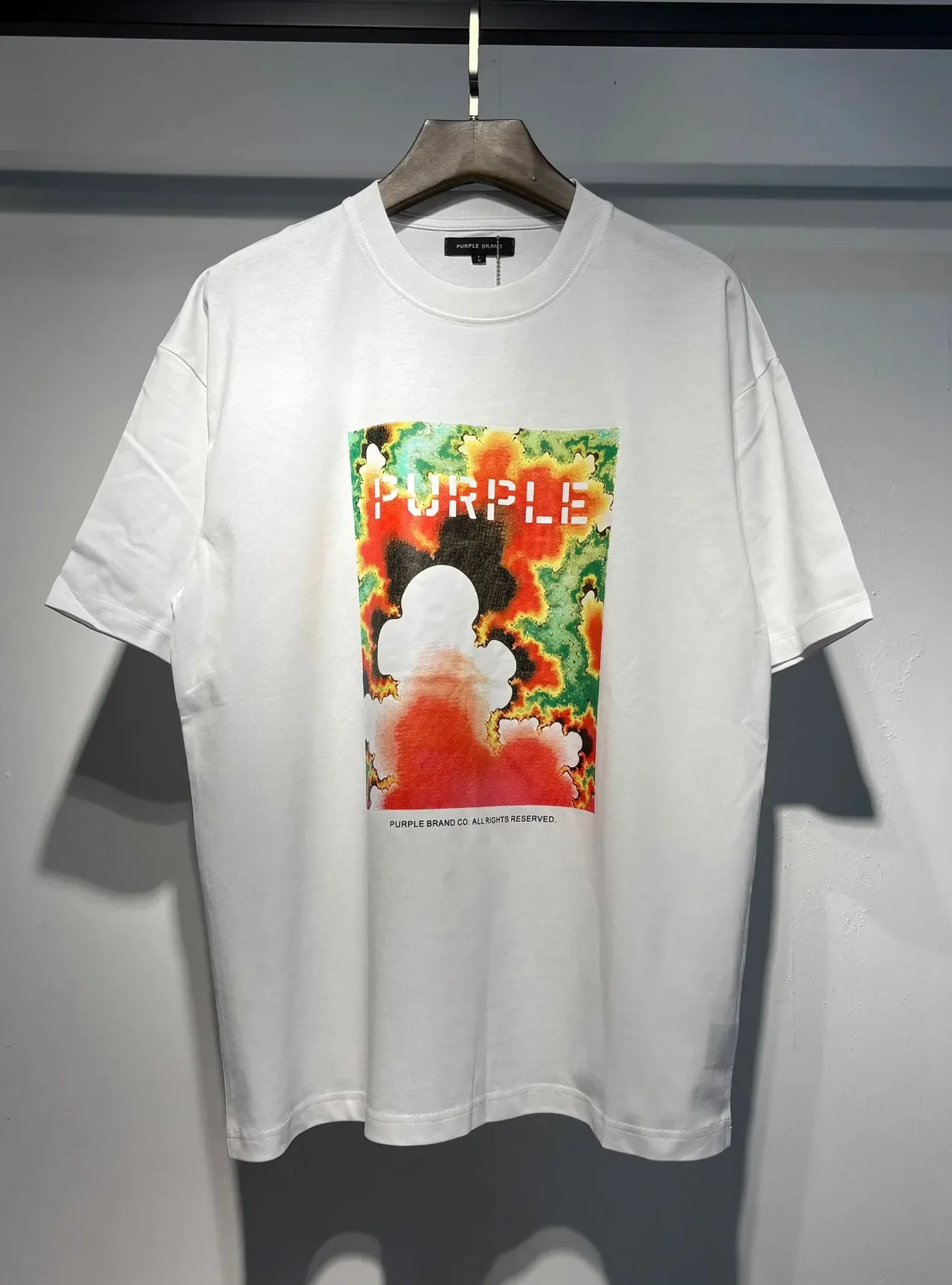 Purple Brand Oversized Graphic Print T-Shirt 2
