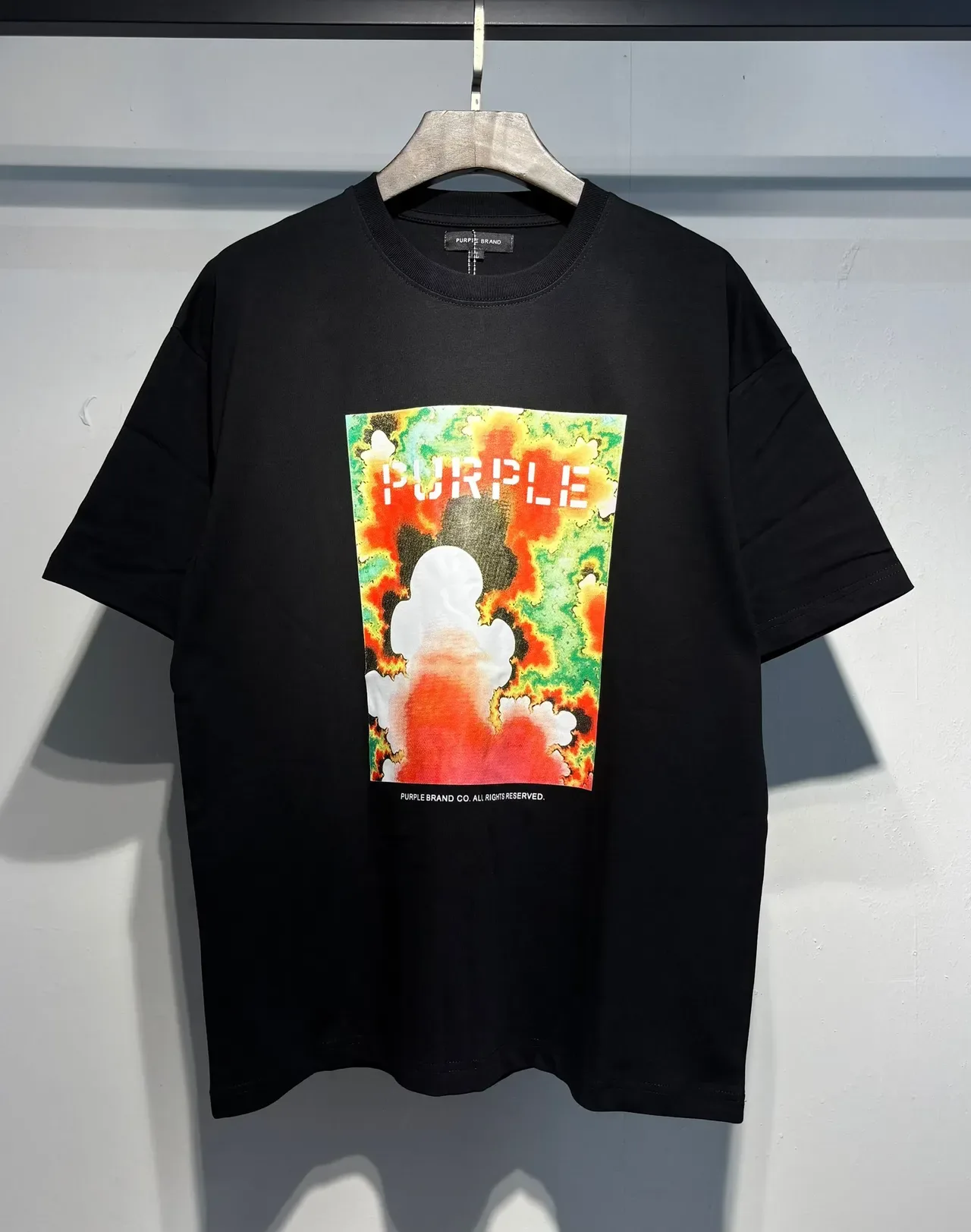 Purple Brand Oversized Graphic Print T-Shirt 4