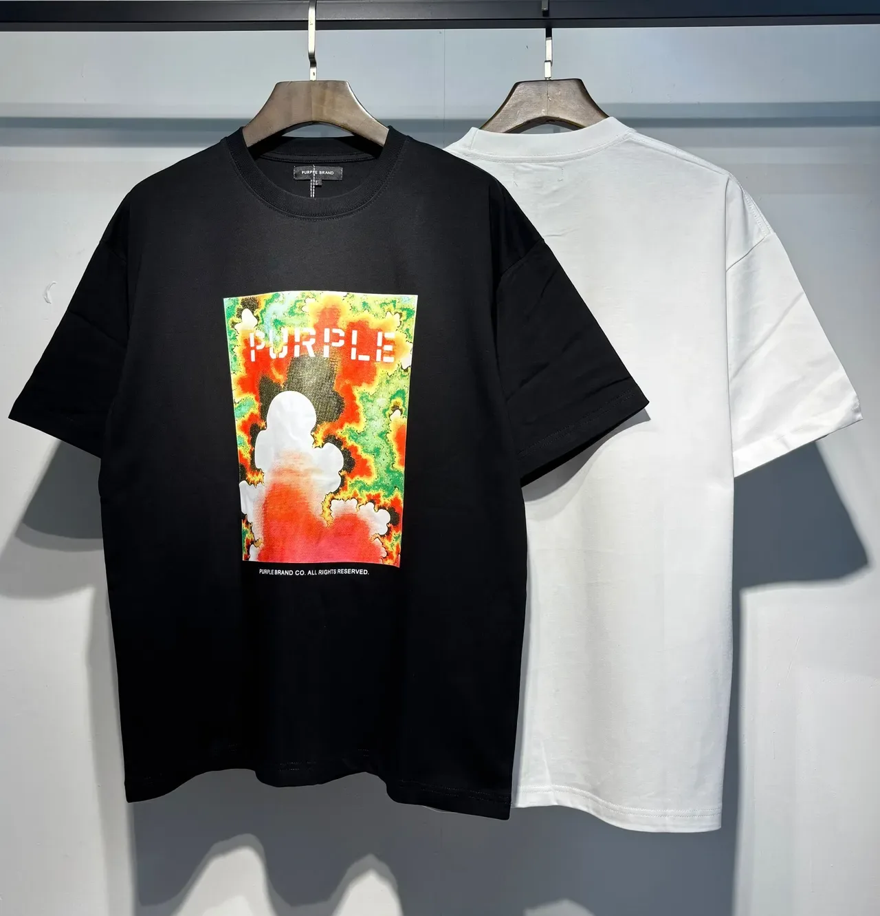 Purple Brand Oversized Graphic Print T-Shirt 5