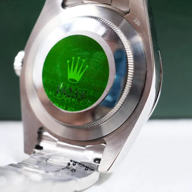 Rolex Air-King Cadran Noir Acier Inoxydable Montre Mécanique 4