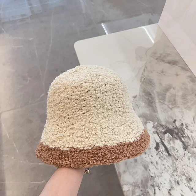 Saint Laurent Embellished YSL Monogram Two-Tone Bouclé Bucket Hat 5