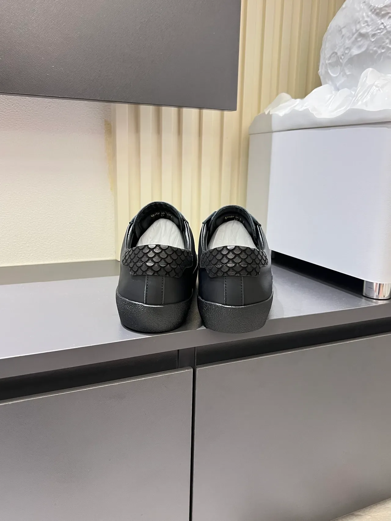 Saint Laurent SL/10 Low Cuir Noir Mat Lifestyle Sneakers 2