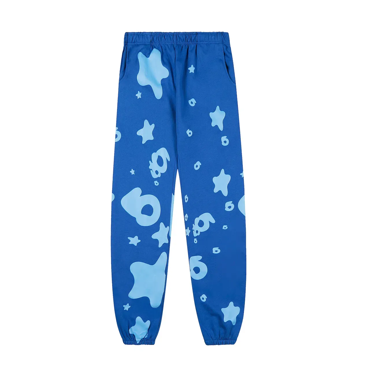 Sp5der Graphic Print Purple Blue Oversized Fit All-Over Tracksuit 6