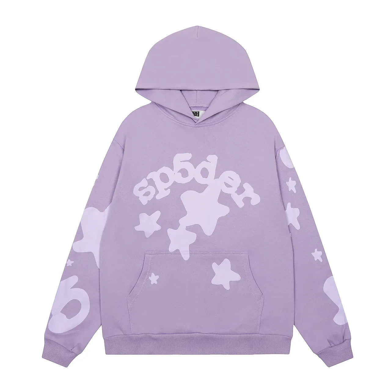 Sp5der Graphic Print Purple Blue Oversized Fit All-Over Tracksuit 8