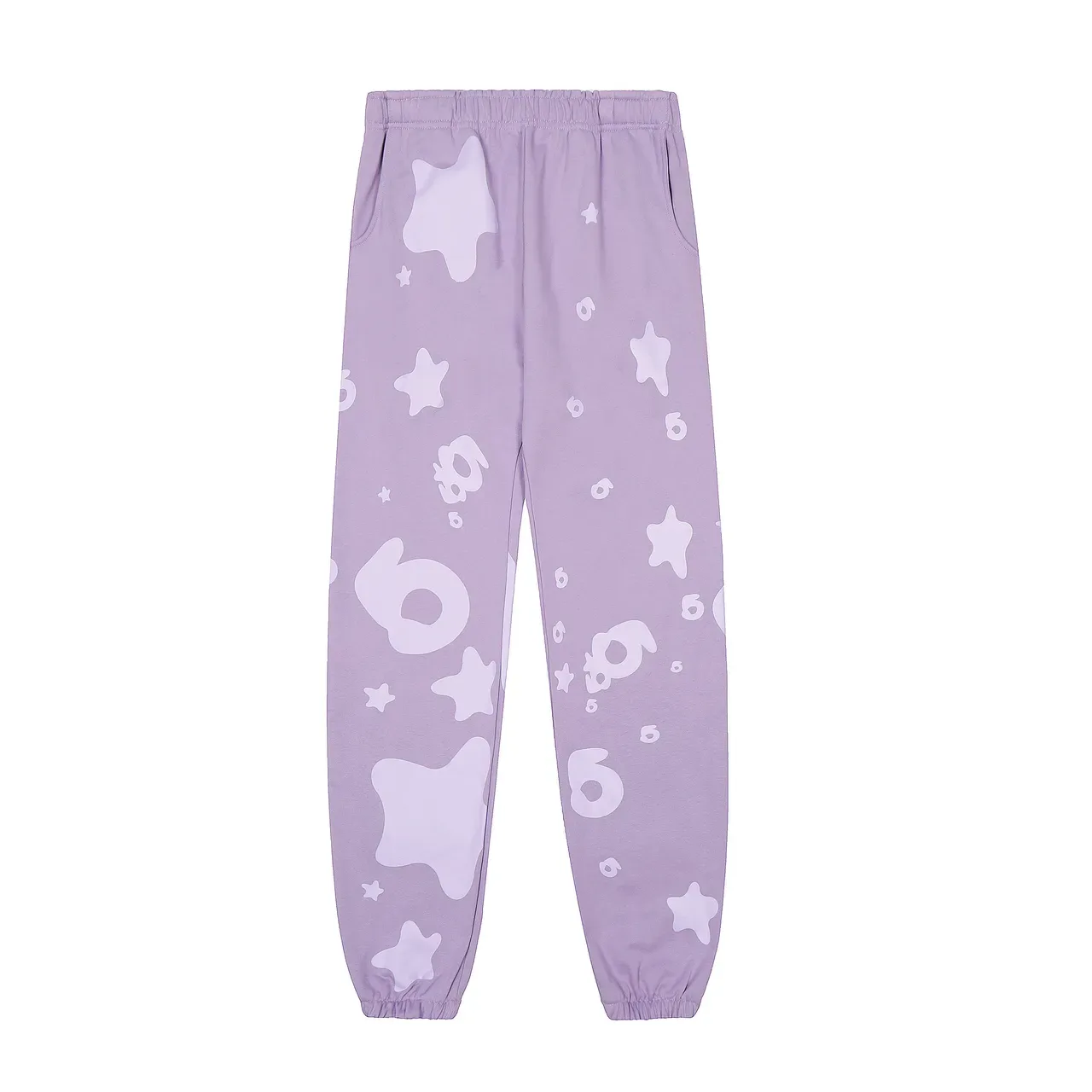 Sp5der Graphic Print Purple Blue Oversized Fit All-Over Tracksuit 10