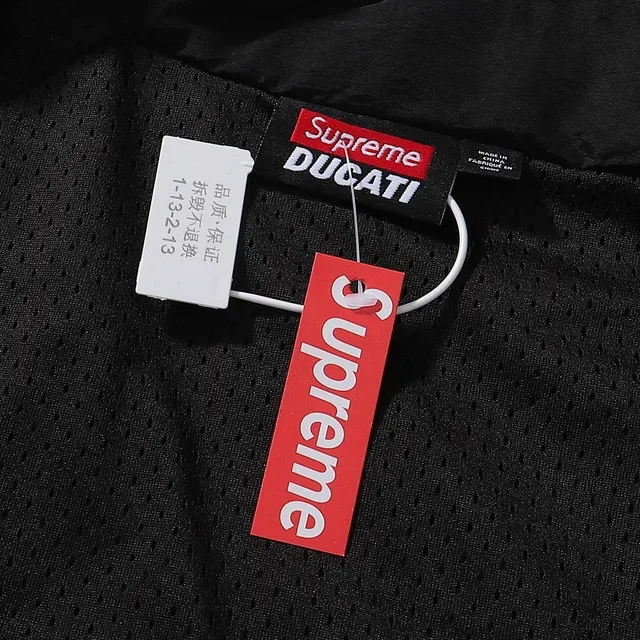 Supreme Ducati Racing White Red Zip-Up Windbreaker Jacket Tracksuit 3