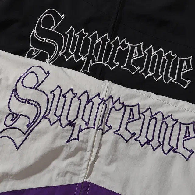 Supreme Windbreaker com Logo Gótico e Colorblock 5