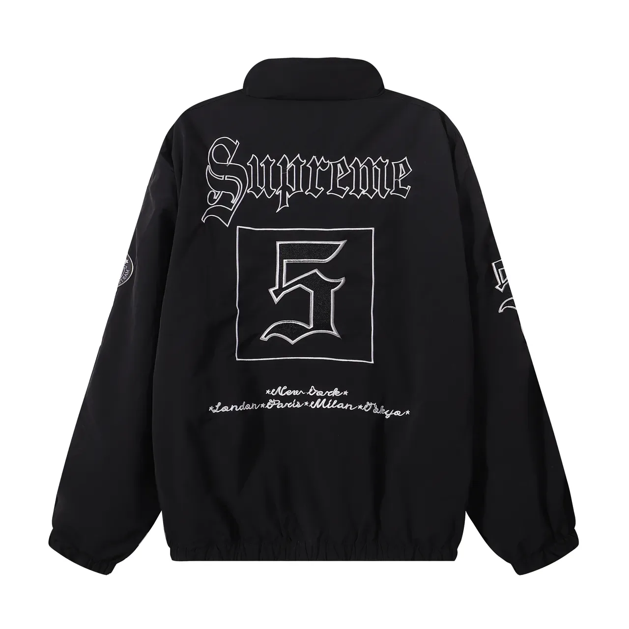 Supreme Windbreaker com Logo Gótico e Colorblock 11