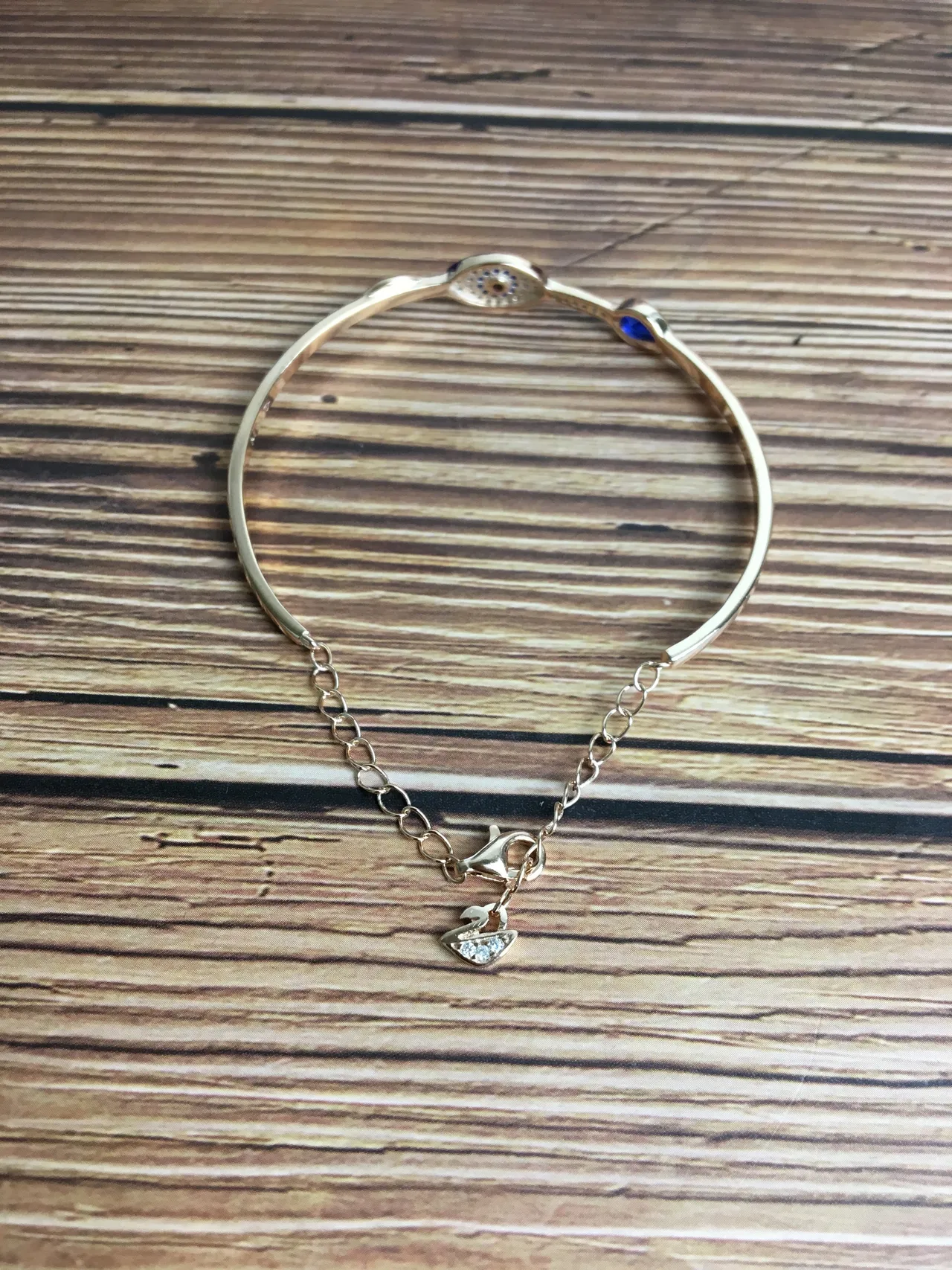 Swarovski Evil Eye Cristal Pavé Argent Bracelet 4