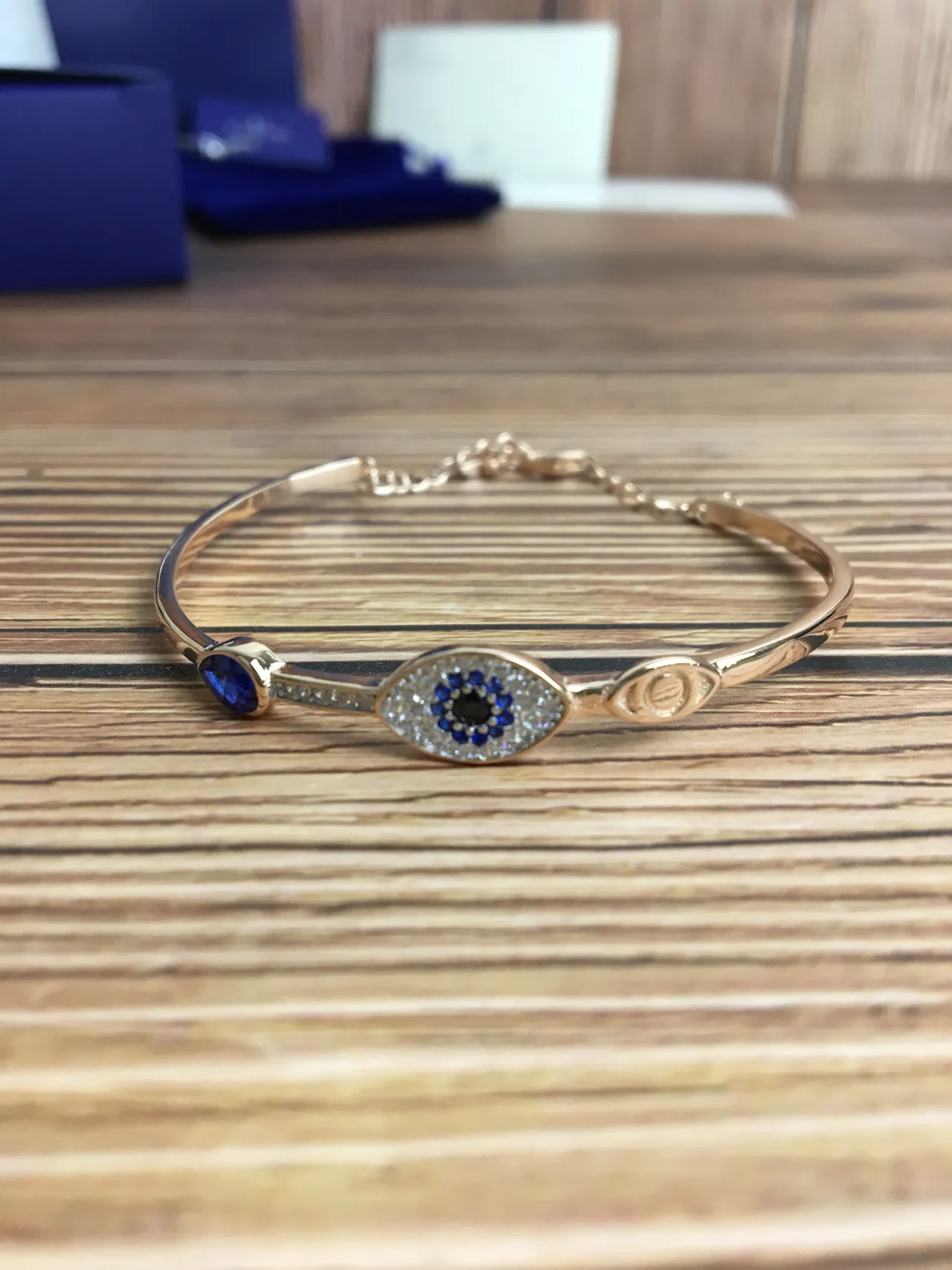 Swarovski Evil Eye Cristal Pavé Argent Bracelet 5