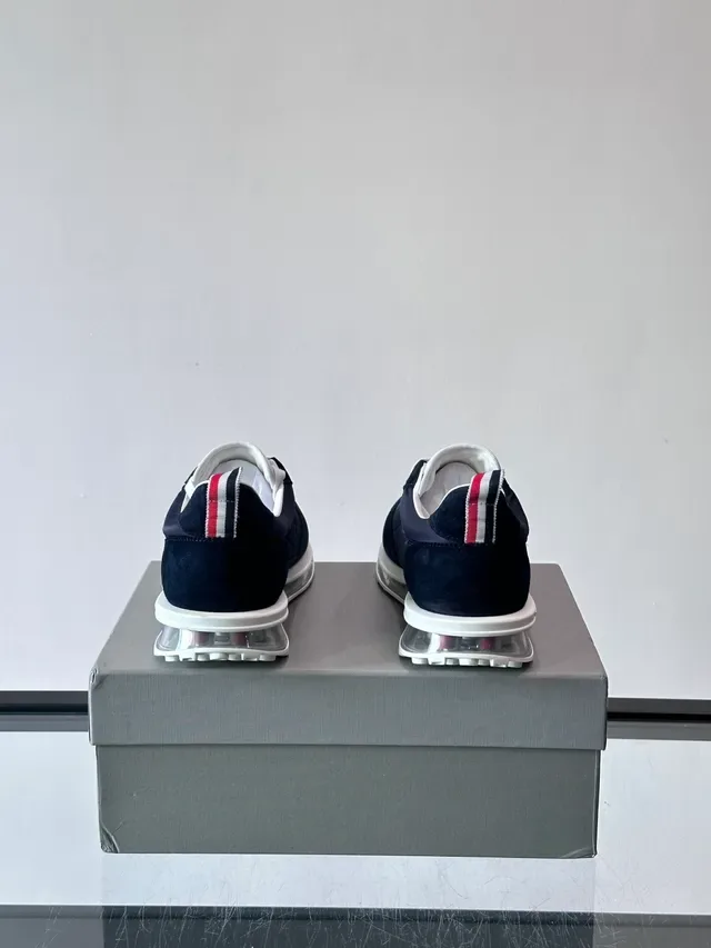 Thom Browne Air Quilted Runner Navy White Lifestyle Sneakers 3