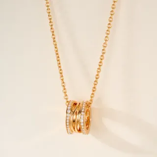 Tiffany & Co. HardWear Interlocking Ring Pavé Diamond Necklace