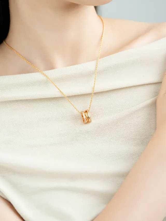 Tiffany & Co. HardWear Collier d'anneaux entrelacés diamants Pavé 6