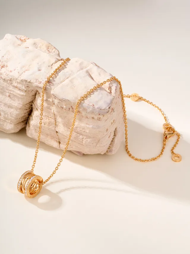 Tiffany & Co. HardWear Collier d'anneaux entrelacés diamants Pavé 15