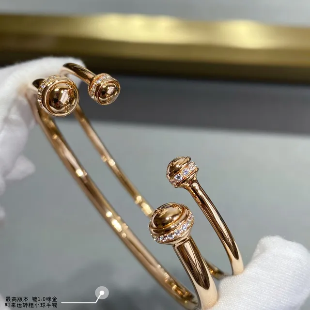 Tiffany & Co. HardWear Petite Sphère Pavé Diamant Or Rose Bracelet 6