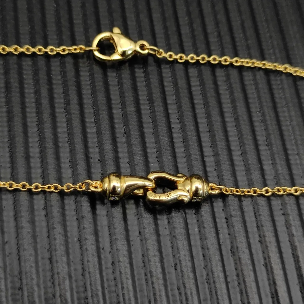 Tiffany & Co. HardWear Pavé Toggle Clasp Gold Necklace 4