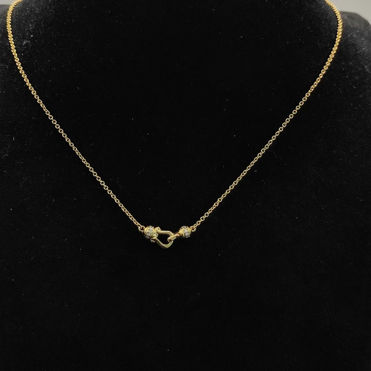 Tiffany & Co. HardWear Pavé Toggle Clasp Gold Necklace 5