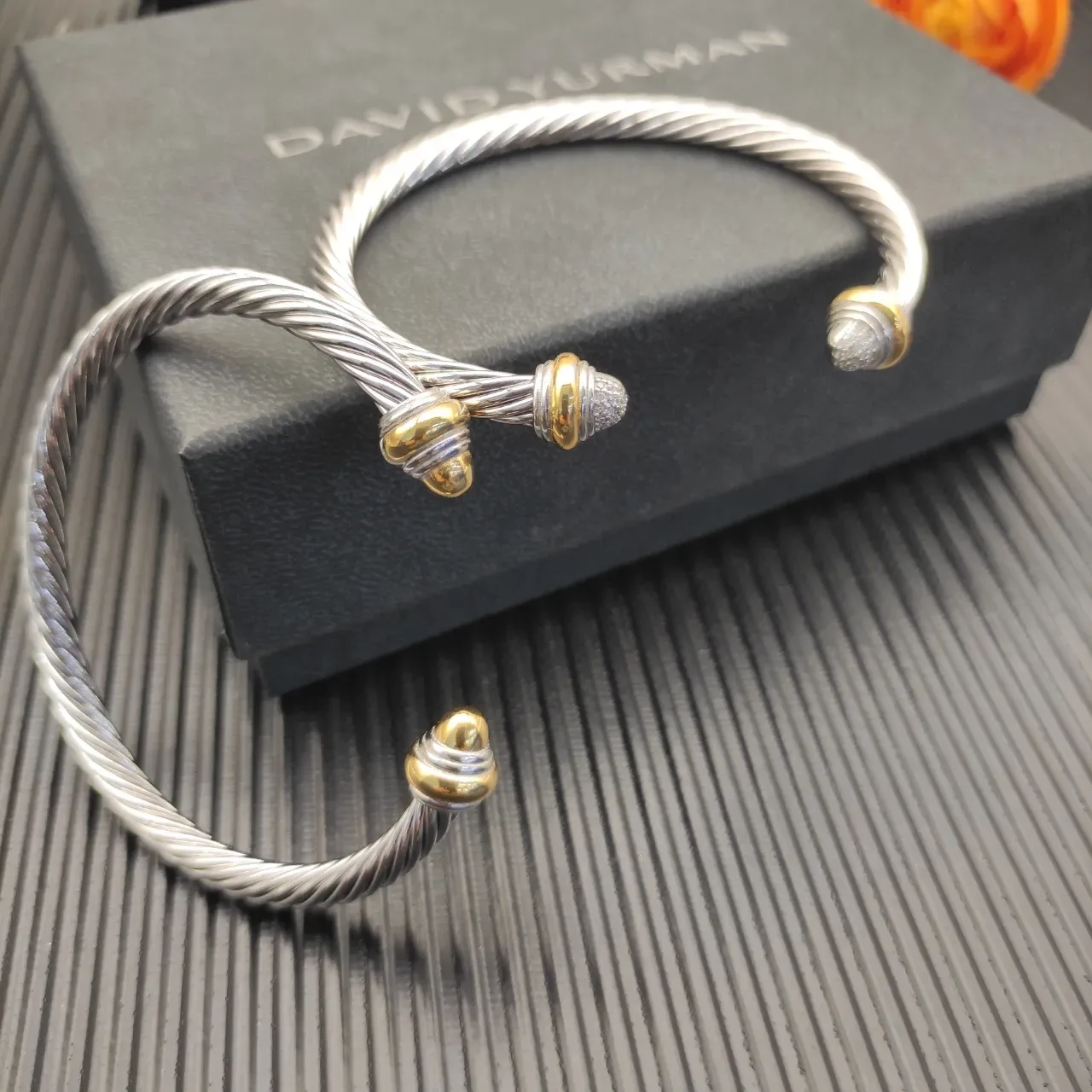 Tiffany & Co. HardWear Câble Tressé Double-Ton Pavé Diamants Bracelet 4