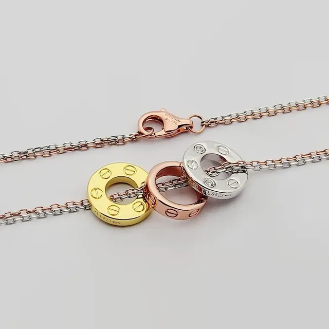 Tiffany & Co. Trinity Collier triple anneau or multicolore 5