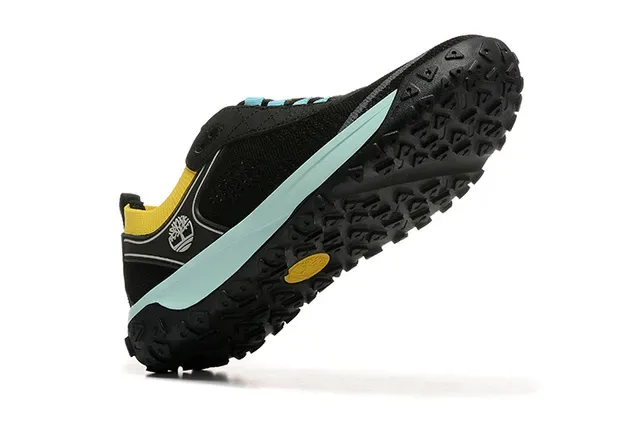 Timberland Black Mint Yellow Cyan Lace-Up Lifestyle Sneakers 10