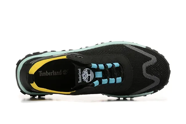 Timberland Black Mint Yellow Cyan Lace-Up Lifestyle Sneakers 12