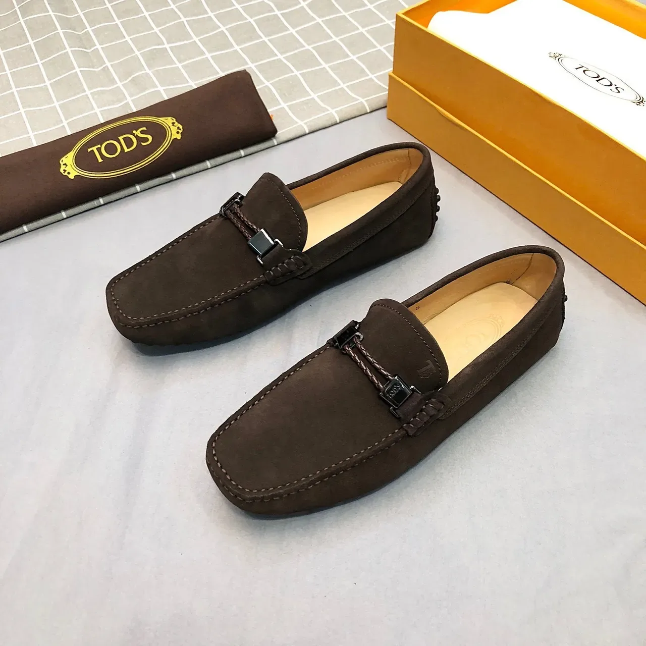 Tod's Brown Suede Horsebit Loafer 2