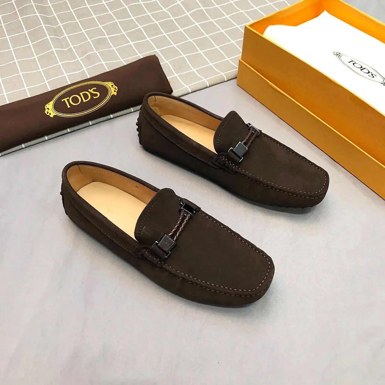 Tod's Brown Suede Horsebit Loafer 4
