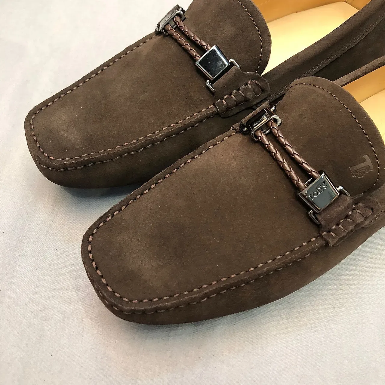 Tod's Brown Suede Horsebit Loafer 5