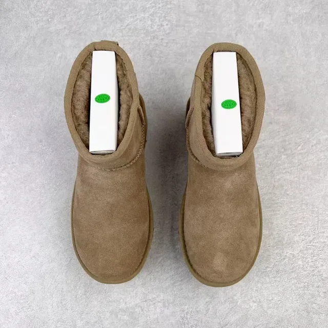 UGG حذاء ثلجي بيج سويد منصة 2
