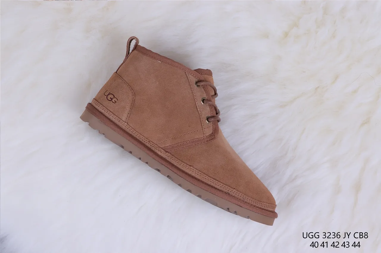 UGG Classic Chukka Chestnut 麂皮羊毛内里踝靴 6