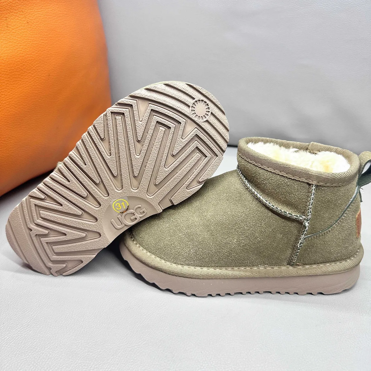 UGG Classic Mini Black Snow Boots 11