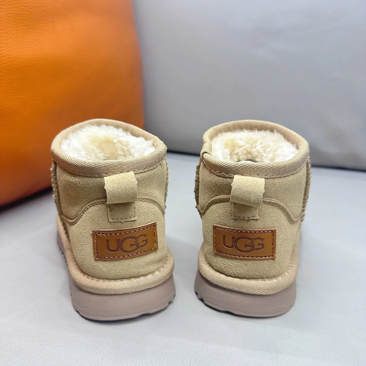 UGG Classic Mini Black Snow Boots 22