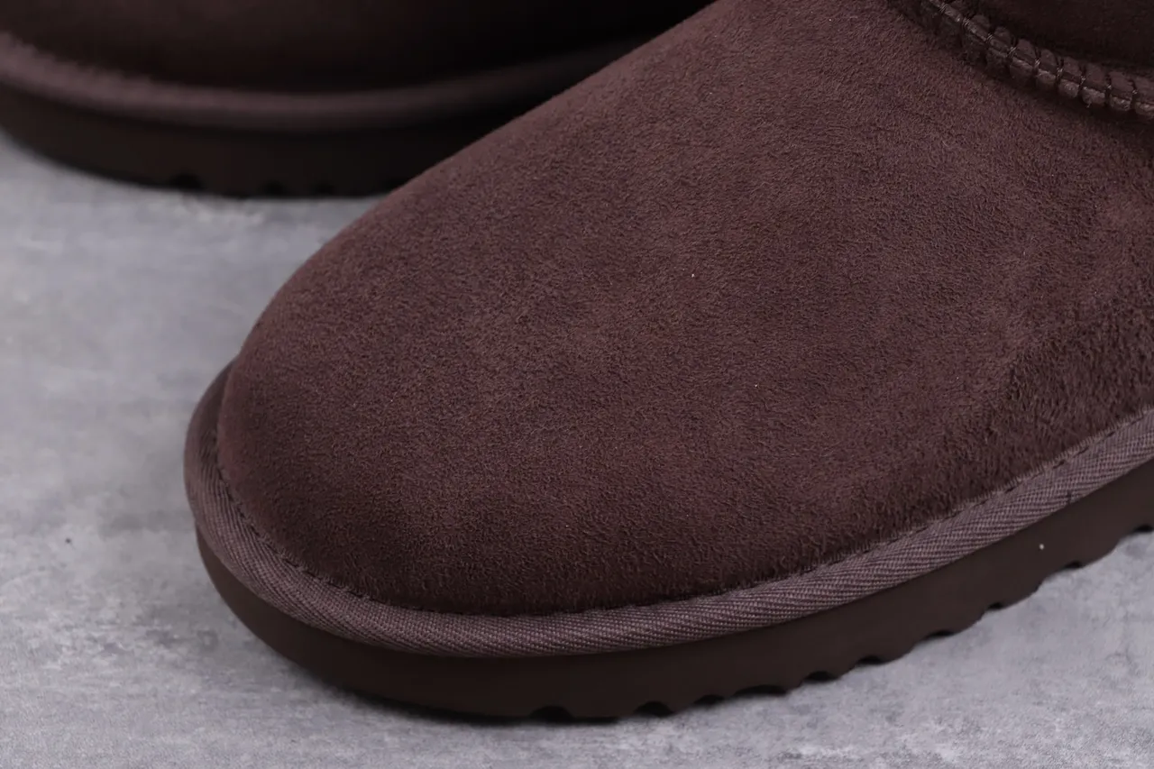 UGG Classic Mini Bow Chocolate Brown Snow Boots 4