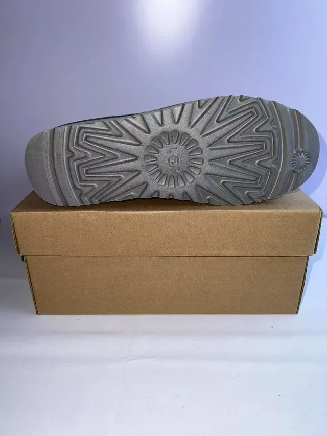 UGG Classic Mini Gray Suede Snow Boots 2
