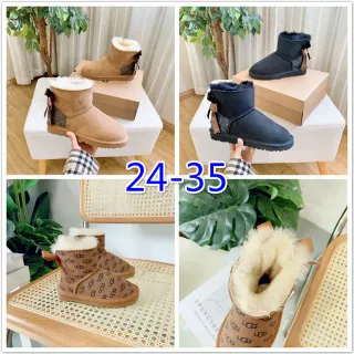 UGG Classic Mini Monogram Tan Shearling-Lined Ankle Boots