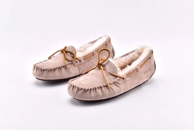 UGG Dakota Shearling-Lined Suede Loafers 2