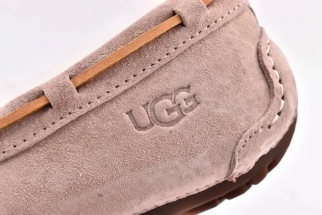 UGG Dakota Shearling-Lined Suede Loafers 4