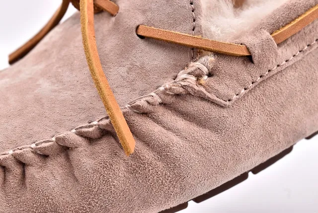 UGG Dakota Shearling-Lined Suede Loafers 5