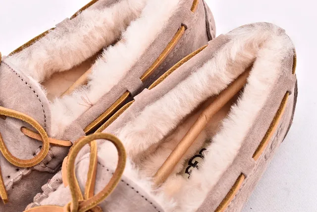 UGG Dakota Shearling-Lined Suede Loafers 11