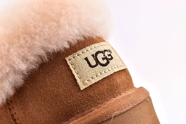 UGG Nita Chestnut Suede Shearling-Lined Snow Boots 5