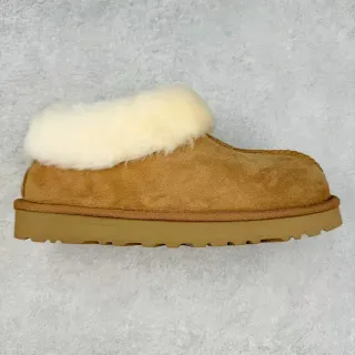 UGG تاسمان بني بيج مبطن بشيرلينج وجه سويدي أحذية كاجوال