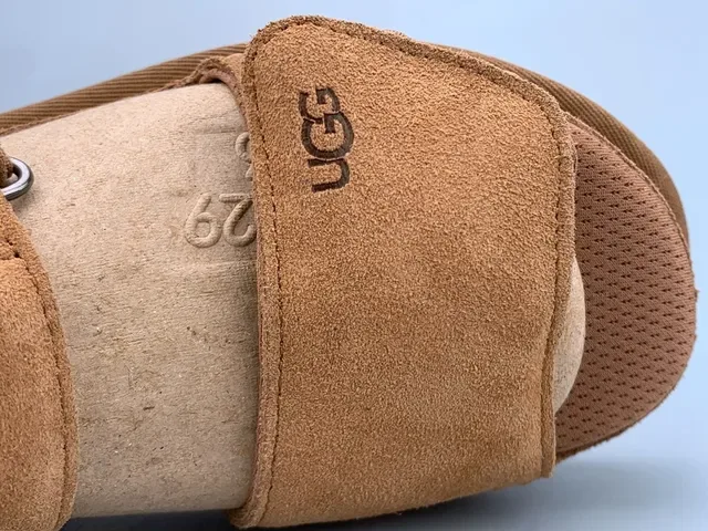 UGG Tasman صندل كاجوال منصة سويد بني 8