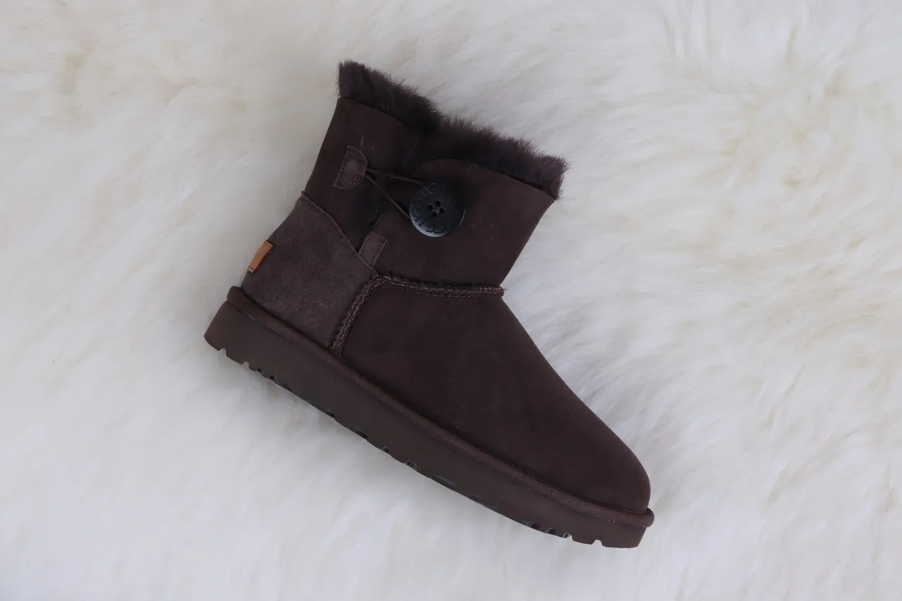 UGG Tasman Brown Suede Shearling-Lined Ankle Boots 2