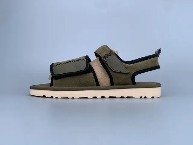 UGG Tasman Vert Olive Sandales Casual 2