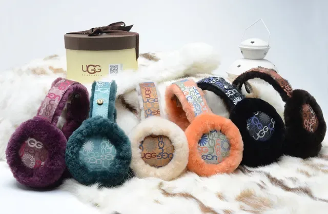 UGG Tasman Shearling Ear Warmers Multicolor Beanie 1