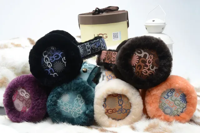 UGG Tasman Shearling Ear Warmers Multicolor Beanie 21
