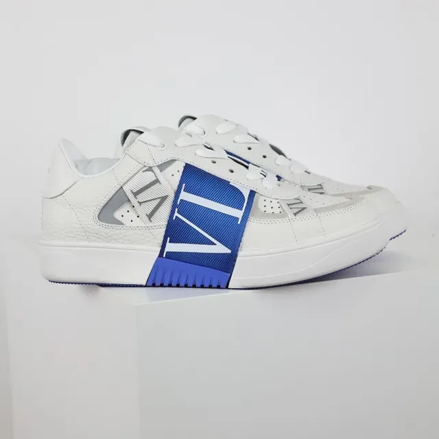 Valentino VLTN tênis lifestyle branco e azul real 3